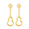 TOMEI Dainty Dangling Gourd Earrings, Yellow Gold 916