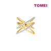 TOMEI Diamond Cut Collection Layered Ring, Yellow Gold 916