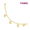 TOMEI Lusso Italia Ribbons Bracelet, Yellow Gold 916