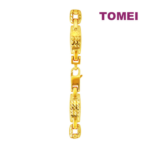 TOMEI Lusso Italia Linked Bracelet, Yellow Gold 916