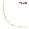 TOMEI Lusso Italia Dual-Tone Bracelet, Yellow Gold 916