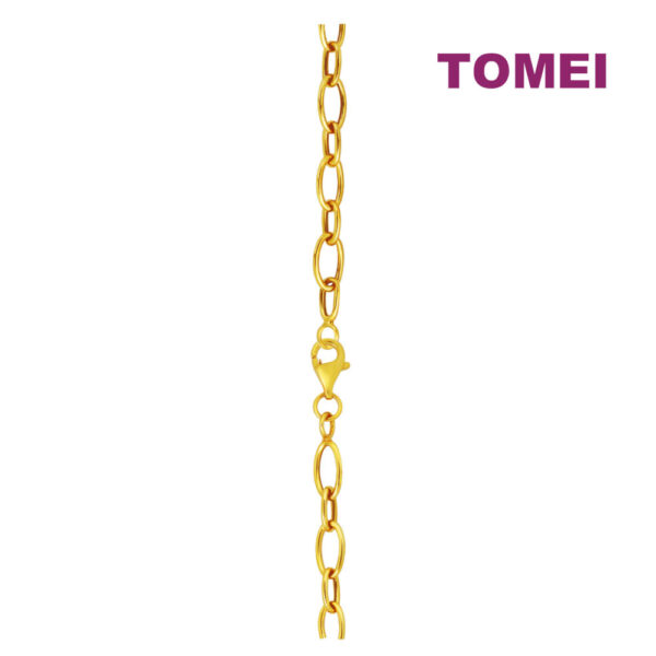 TOMEI Lusso Italia Dual-Tone Bracelet, Yellow Gold 916