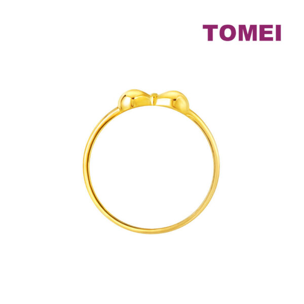 TOMEI Lusso Italia Ribbon Bow Ring, Yellow Gold 916