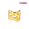 TOMEI Lusso Italia Criss-Cross Ring, Yellow Gold 916