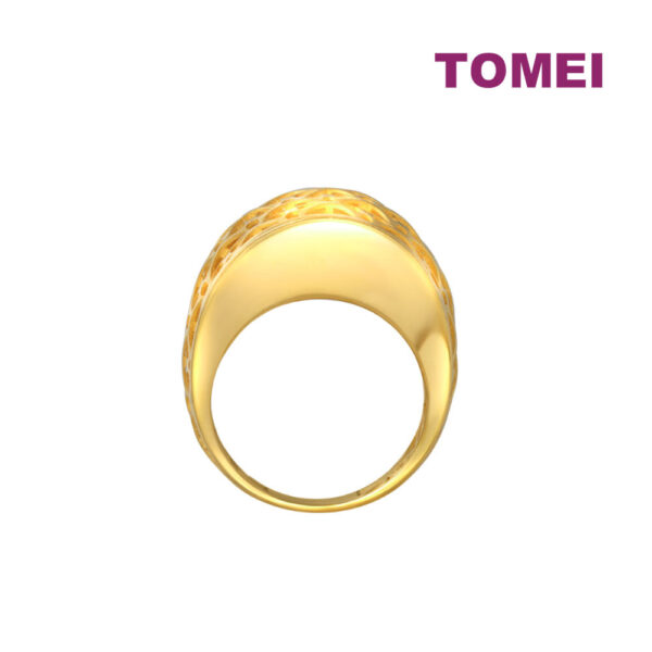 TOMEI Lusso Italia Flashy Ring, Yellow Gold 916