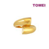 TOMEI Lusso Italia Twisted Ring, Yellow Gold 916