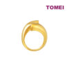 TOMEI Lusso Italia Twisted Ring, Yellow Gold 916