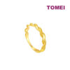 TOMEI Lusso Italia Twist Ring, Yellow Gold 916