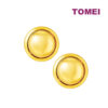 TOMEI Lusso Italia Button Earrings, Yellow Gold 916