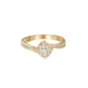 TOMEI Diamond Ring, Yellow Gold 585