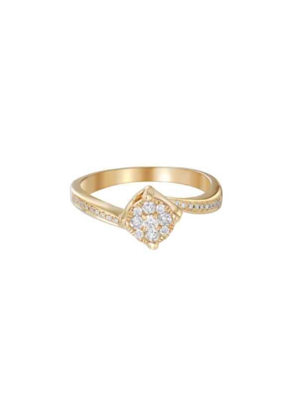 TOMEI Diamond Ring, Yellow Gold 585