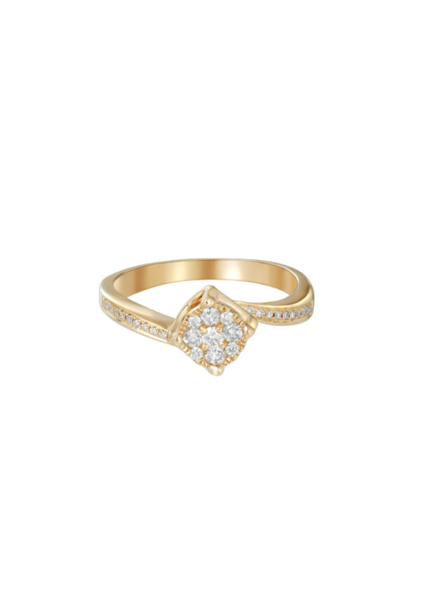 TOMEI Diamond Ring, Yellow Gold 585