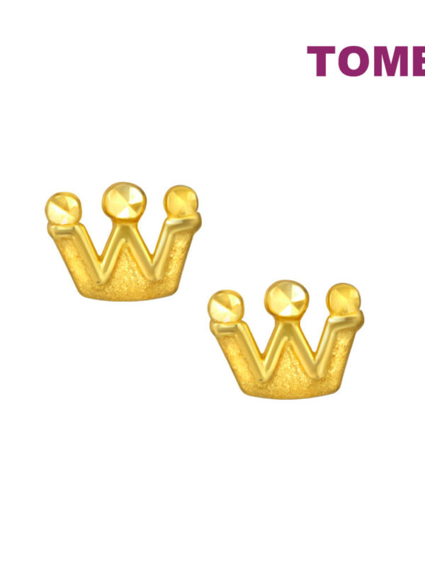 Queen Earrings | The Noble Collection | Tomei Yellow Gold 916 (22K) (EE2758-1C)