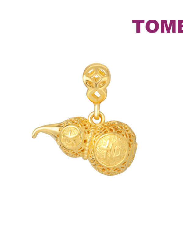 TOMEI Auspicious Gourd Pendant, Yellow Gold 916