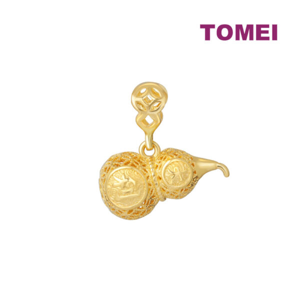 TOMEI Auspicious Gourd Pendant, Yellow Gold 916