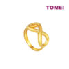 TOMEI Lusso Italia Infinity Ring, Yellow Gold 916
