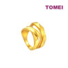 TOMEI Lusso Italia Layered Ring, Yellow Gold 916