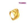 TOMEI Lusso Italia Criss Cross Ring, Yellow Gold 916