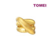 TOMEI Lusso Italia Criss Cross Ring, Yellow Gold 916