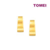 TOMEI Lusso Italia Chunky Hoop Earrings, Yellow Gold 916