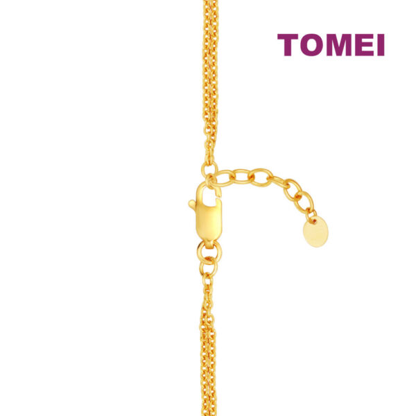 TOMEI Pin Beads Bracelet, Yellow Gold 916