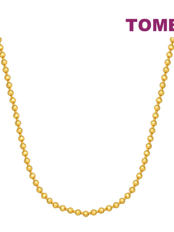 TOMEI Lusso Italia Ball Necklace, Yellow Gold 916