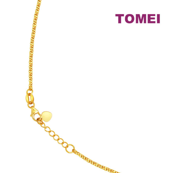 TOMEI Lusso Italia Dual-Layer Round Necklace, Yellow Gold 916