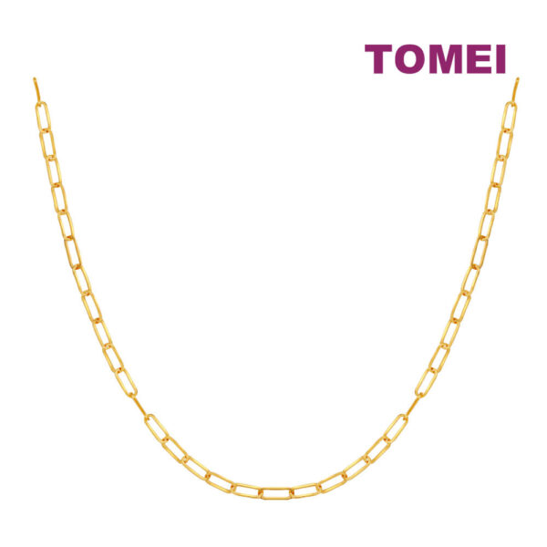 TOMEI Lusso Italia Linked Necklace, Yellow Gold 916