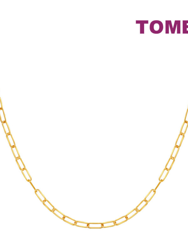 TOMEI Lusso Italia Linked Necklace, Yellow Gold 916