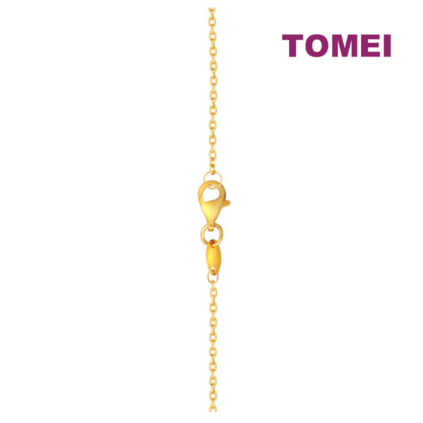 TOMEI Lusso Italia Key & Love Lock Bracelet, Yellow Gold 916