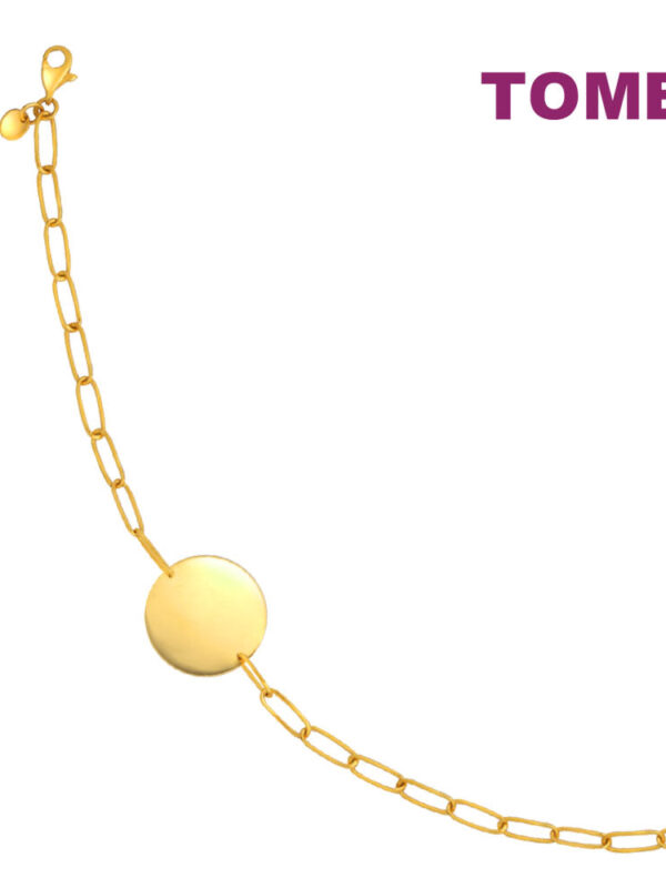 TOMEI Lusso Italia Pie Bracelet, Yellow Gold 916