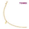 TOMEI Padlock Link Bracelet, Yellow Gold 916