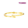 TOMEI Minimalist Bangle, Yellow Gold 916