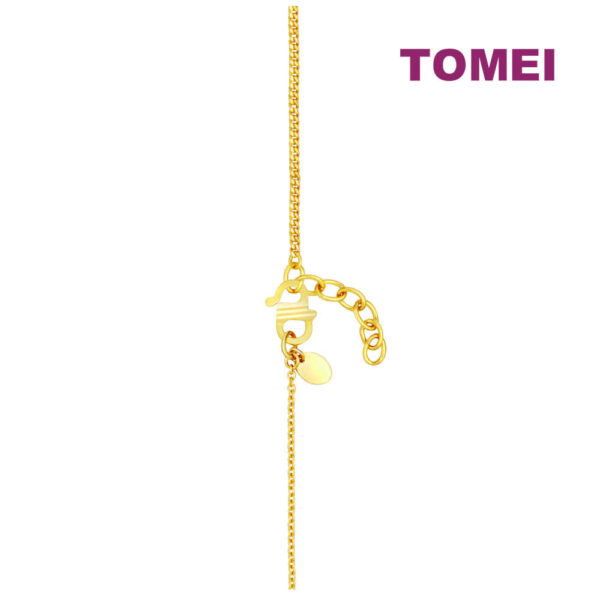 TOMEI Interlocking Circles Bracelet, Yellow Gold 916