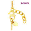 TOMEI Interlocking Circles Bracelet, Yellow Gold 916