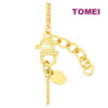 TOMEI Interlocking Square-Circle Bracelet, Yellow Gold 916