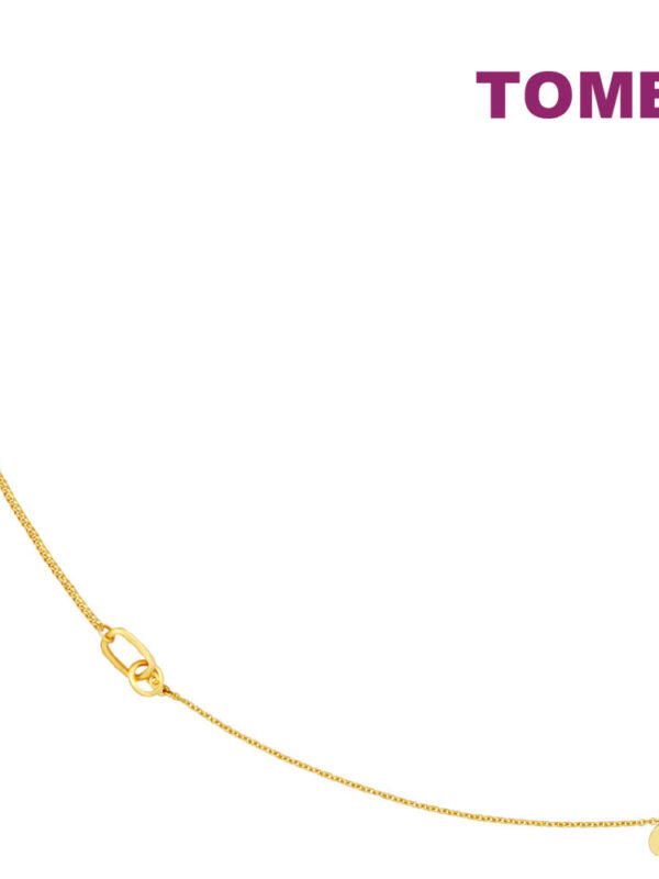 TOMEI Interlocking Bracelet, Yellow Gold 916