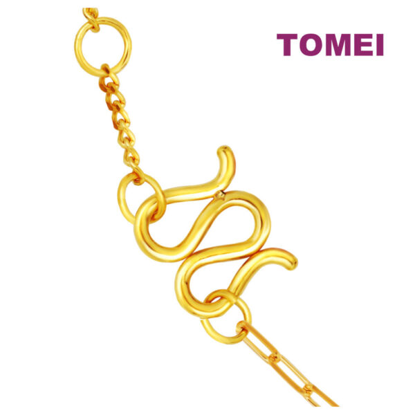TOMEI Lucky Clover Necklace, Yellow Gold 999
