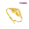 TOMEI Dragon and Phoenix Bangle, Yellow Gold 916