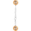 TOMEI Bracelet, White+Rose+Yellow Gold 750