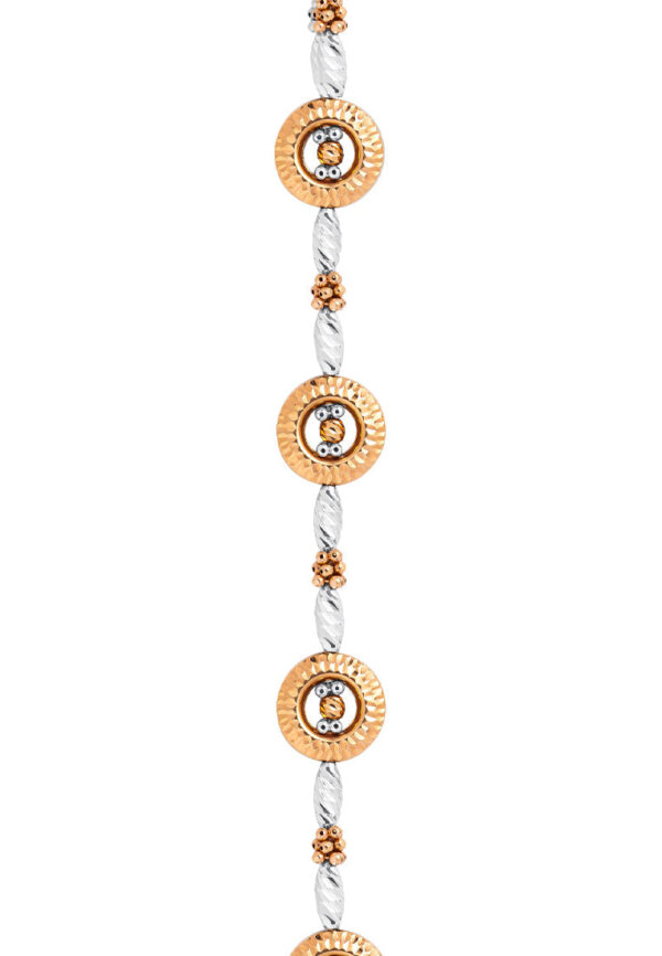TOMEI Bracelet, White+Rose+Yellow Gold 750