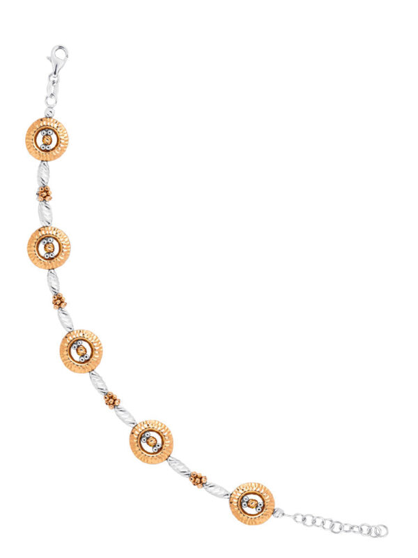 TOMEI Bracelet, White+Rose+Yellow Gold 750