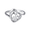 TOMEI Diamond Ring, White Gold 375