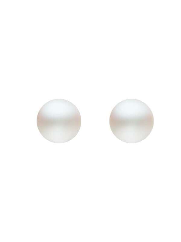 TOMEI Pearlfect Love Pearl Earrings, White Gold 585 (E1813P)