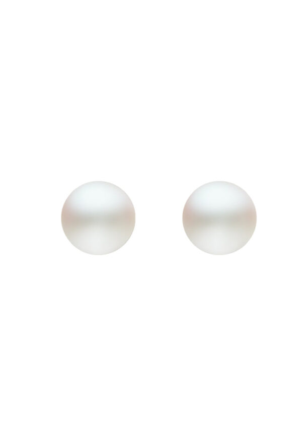 TOMEI Pearlfect Love Pearl Earrings, White Gold 585 (E1813P)