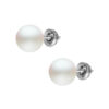 TOMEI Pearlfect Love Pearl Earrings, White Gold 585 (E1813P)