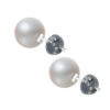 TOMEI Pearlfect Love Pearl Earrings, White Gold 585 (E1813P)