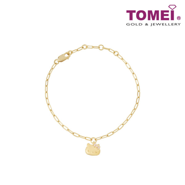 TOMEI Hello Kitty Bracelet, Yellow Gold 916