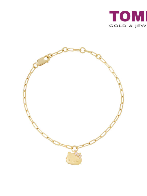 TOMEI Hello Kitty Bracelet, Yellow Gold 916