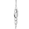 TOMEI Cylinder Link Necklace, White Gold 750